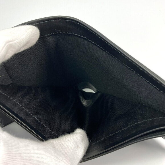 Fendi Leather Bifold Wallet Gray Yellow Black - Picture 5 of 8